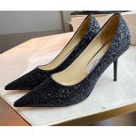 Jimmy Choo Heel 8.5cm Love Pumps Glitter 26 2021