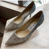 Jimmy Choo Heel 6.5cm Love Pumps Glitter 08 2021