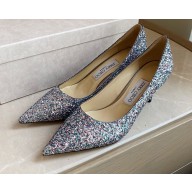 Jimmy Choo Heel 6.5cm Love Pumps Glitter 15 2021