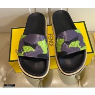 Fendi Rubber Footbed Slides 08 2021
