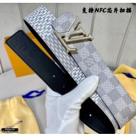 Louis Vuitton Width 4cm Belt LV66