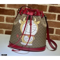 Doraemon x Gucci Small Bucket Bag 655597 Nobita 2021