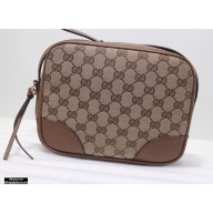 Gucci Bree Original GG Canvas Mini Messenger Bag 387360 Brown 2021