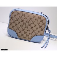 Gucci Bree Original GG Canvas Mini Messenger Bag 387360 Blue 2021