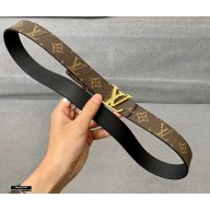 Louis Vuitton Width 3cm Belt LV109