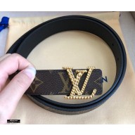 Louis Vuitton Width 3cm Belt LV114