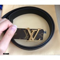 Louis Vuitton Width 3cm Belt LV116