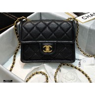 Chanel Mini Square Flap Bag AS2356 Black 2021
