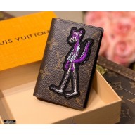 Louis Vuitton Monogram Canvas Pocket Organizer Wallet M80154 Zoom with Friends 2021