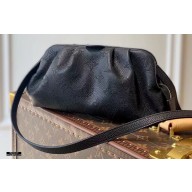 Louis Vuitton Mahina Perforated Leather Scala Mini Pouch Bag M80093 Black 2021