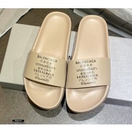 Balenciaga Logo Piscine Pool Slides Sandals 27 2021