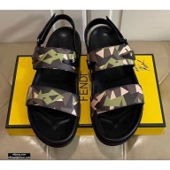 Fendi Camou Men's Slides Sandals 01 2021