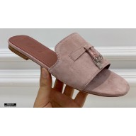 Loro Piana Suede Summer Charms Sandals 11