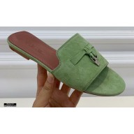 Loro Piana Suede Summer Charms Sandals 07