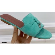 Loro Piana Suede Summer Charms Sandals 06