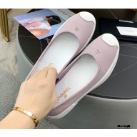 Chanel Vintage Canvas Logo Shoes Light Pink 2021