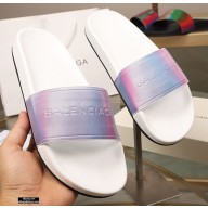 Balenciaga Logo Piscine Pool Slides Sandals 10 2021