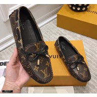 Louis Vuitton Gloria Flat Loafers Monogram Canvas 2021