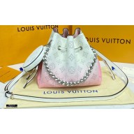 Louis Vuitton Mahina Perforated Leather Bella Bucket Bag M57855 Gradient Pink 2021
