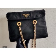 Prada Vintage Medium Shoulder Bag 1BD620 Black 2021