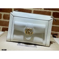 Gucci Small Shoulder Bag with Double G ‎648999 Leather White 2021