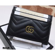 Gucci GG Marmont Card Case 443127 Black