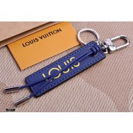 Louis Vuitton Epi Color Block LV Dual Bag Charm and Key Holder MP2554 Blue/Yellow