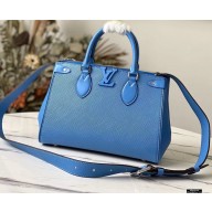 Louis Vuitton Epi Leather Grenelle Tote PM Bag Blue 2021