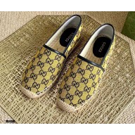 Gucci GG Multicolor Espadrilles Yellow 2021