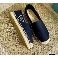 Prada Gabardine Fabric Espadrilles Black 2021
