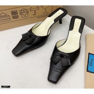 Gucci Heel 5.5cm Vintage Fringe Slides Black 2021