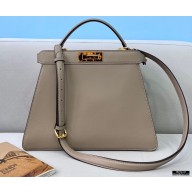 Fendi Iconic Peekaboo ISEEU Medium Bag Gray 2021