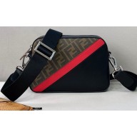 Fendi Camera Case Bag Brown Fabric/Black 2021