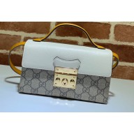 Gucci Padlock Mini Shoulder Bag 652683 White 2021