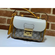 Gucci Padlock Mini Shoulder Bag 658487 White 2021