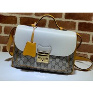 Gucci Padlock Small Shoulder Bag 644527 White 2021