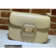 Gucci Horsebit 1955 Small Shoulder Bag 602204 Leather Beige 2021
