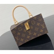 Louis Vuitton Monogram Canvas Twisted Box Bag M40275