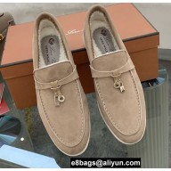 Loro Piana Shearling Fur Suede Calfskin Summer Charms Walk Loafers 02