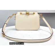 Fendi Touch Leather Bag White 2021
