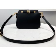 Fendi Touch Leather Bag Black 2021