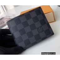 Louis Vuitton Amerigo Wallet Damier Graphite Canvas N60053