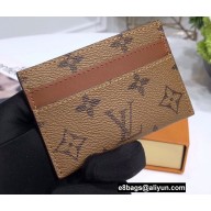 Louis Vuitton Double Card Holder Monogram Reverse Canvas