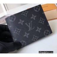 Louis Vuitton Amerigo Wallet Monogram Eclipse Canvas