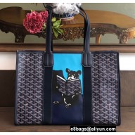 Goyard Villette Tote Bag Dark Blue