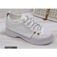 JW Anderson Leather and Canvas Low-Top Sneakers 03 2021