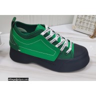 JW Anderson Leather and Canvas Low-Top Sneakers 05 2021