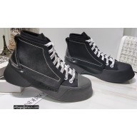 JW Anderson Leather and Canvas High-Top Sneakers 05 2021