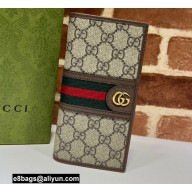 Gucci Ophidia long wallet with Web 672987 2021