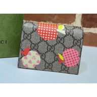 Gucci Les Pommes Card Case Wallet 663922 Apple Print 2021